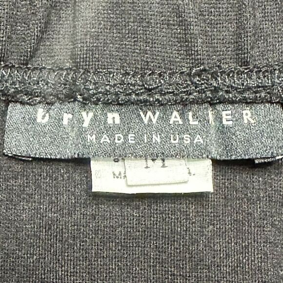 Bryn Walker Wool Blend Hi-Low Black Skirt - Picture 3 of 6